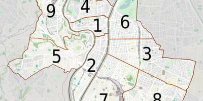 Lyon haritası mahalle