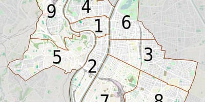 Lyon haritası Mahallesi'nde